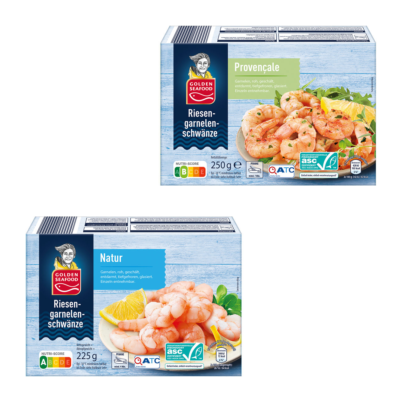 Riesengarnelenschwänze