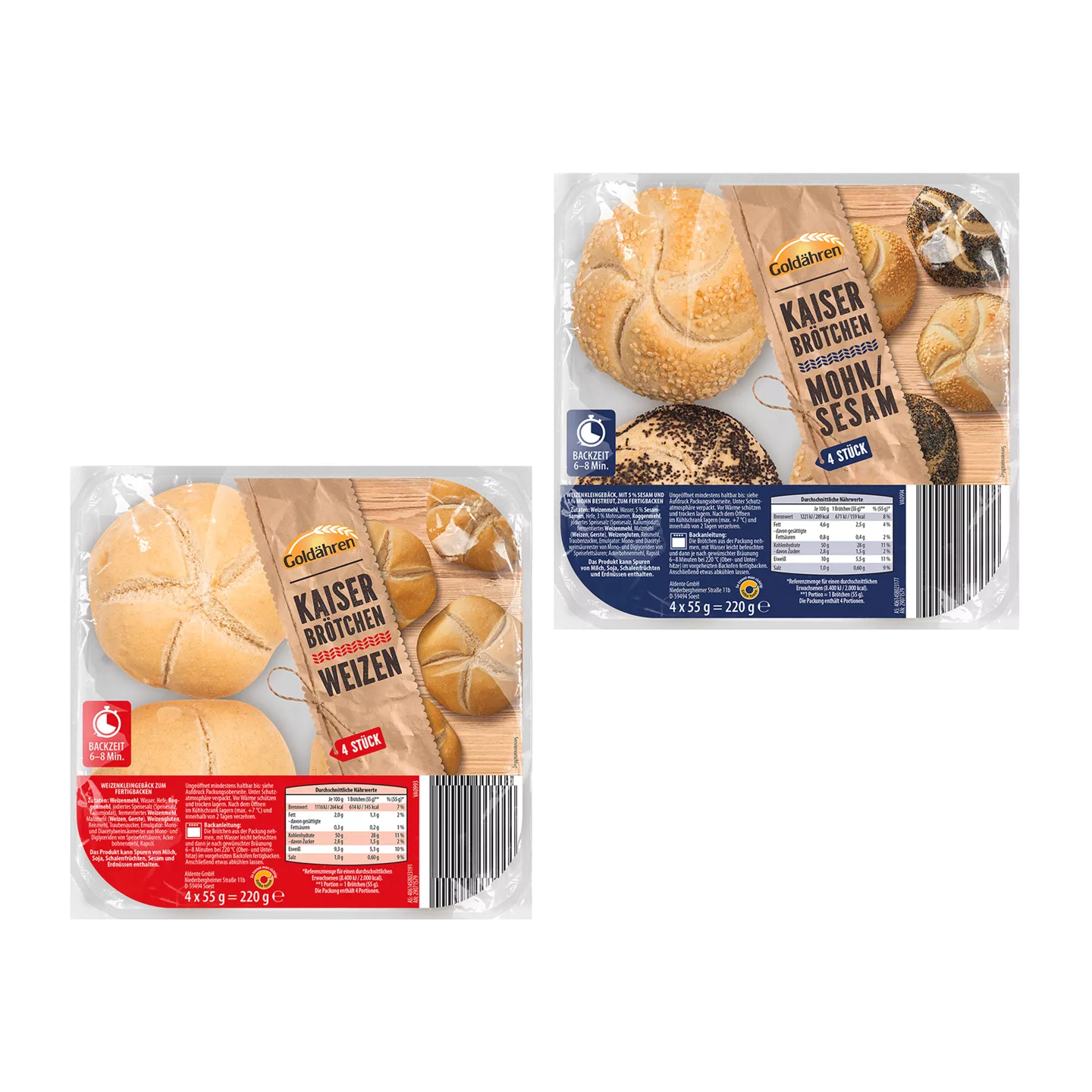 Brötchen, Wraps & Croissants zum Aufbacken bei ALDI Nord