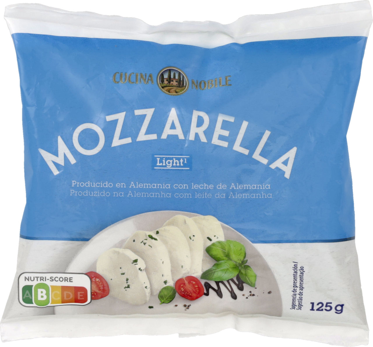 Mozzarella light 125 g