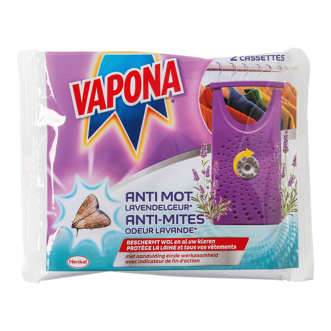 VAPONA Antimotcassette, 2 st.*