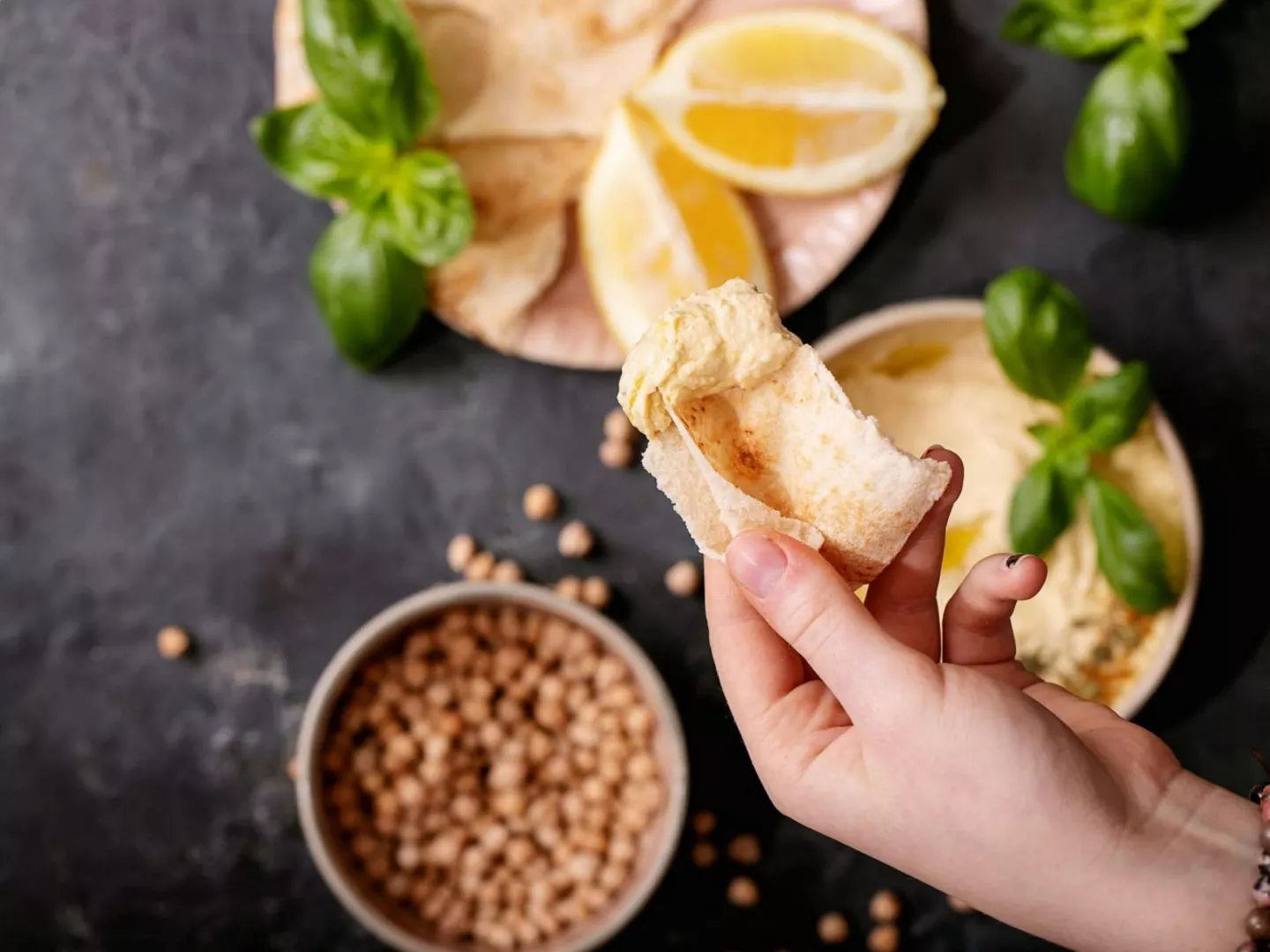 Hummus de garbanzos