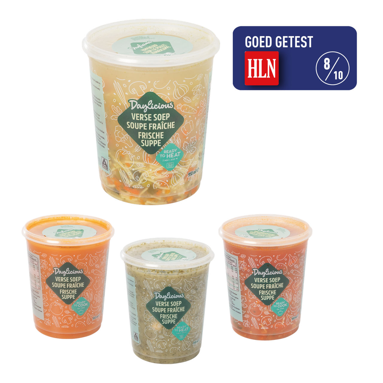 DAYLICIOUS Verse soep (2 x 950 ml)