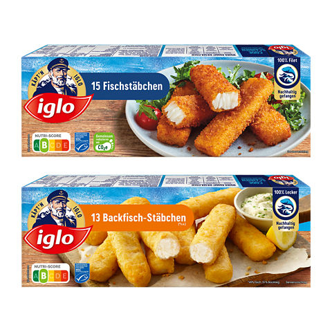 Backfisch-Stäbchen / Fischstäbchen