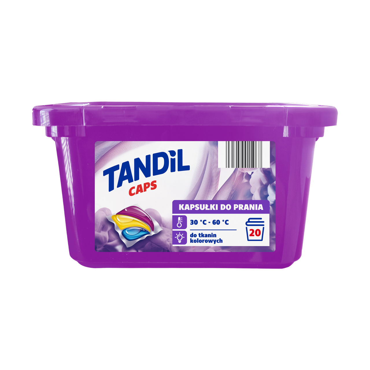 Kapsułki do prania tkanin kolorowych
