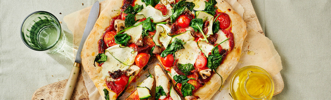 Homemade pizza van ALDI