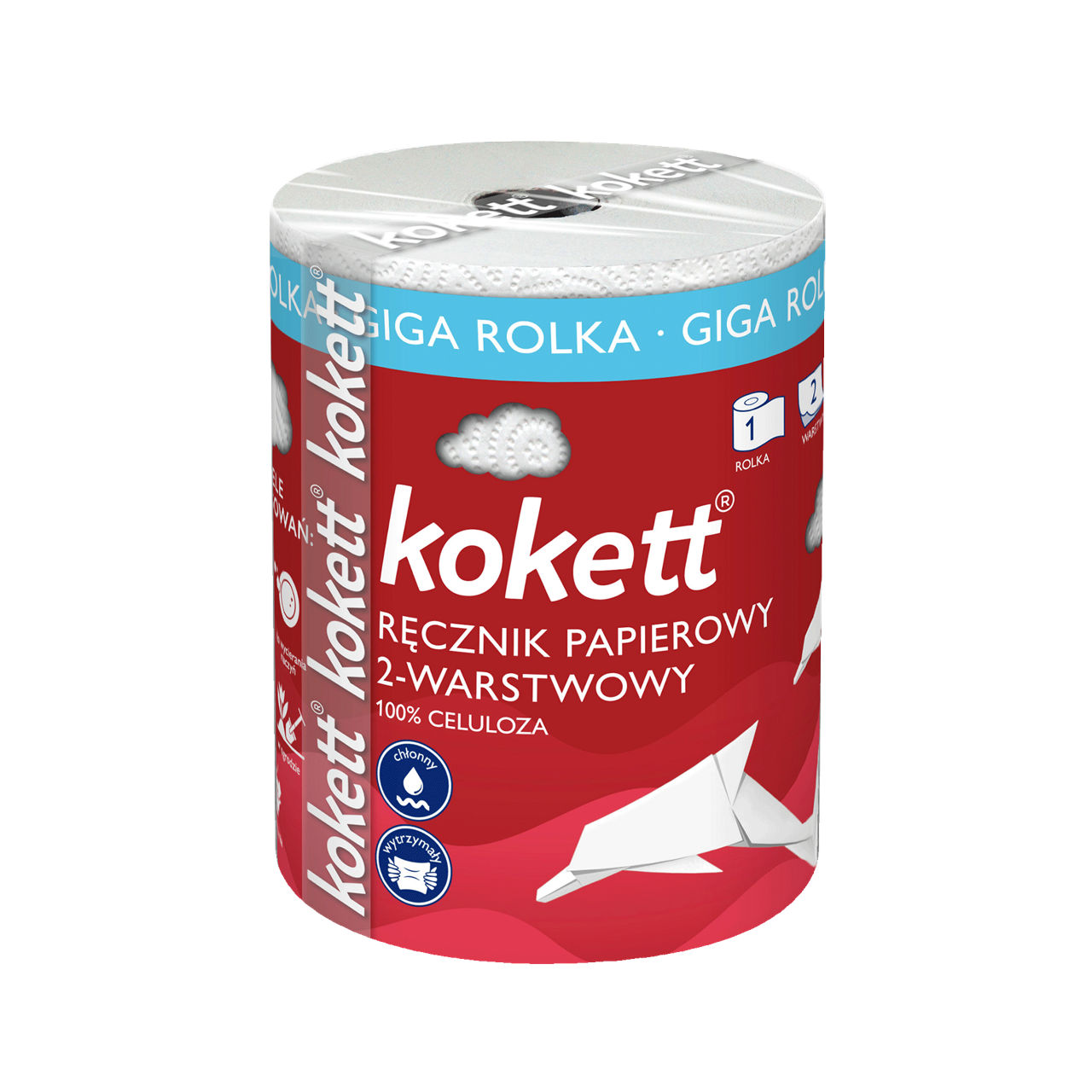 Ręcznik papierowy 2-warstwowy GIGA ROLKA 