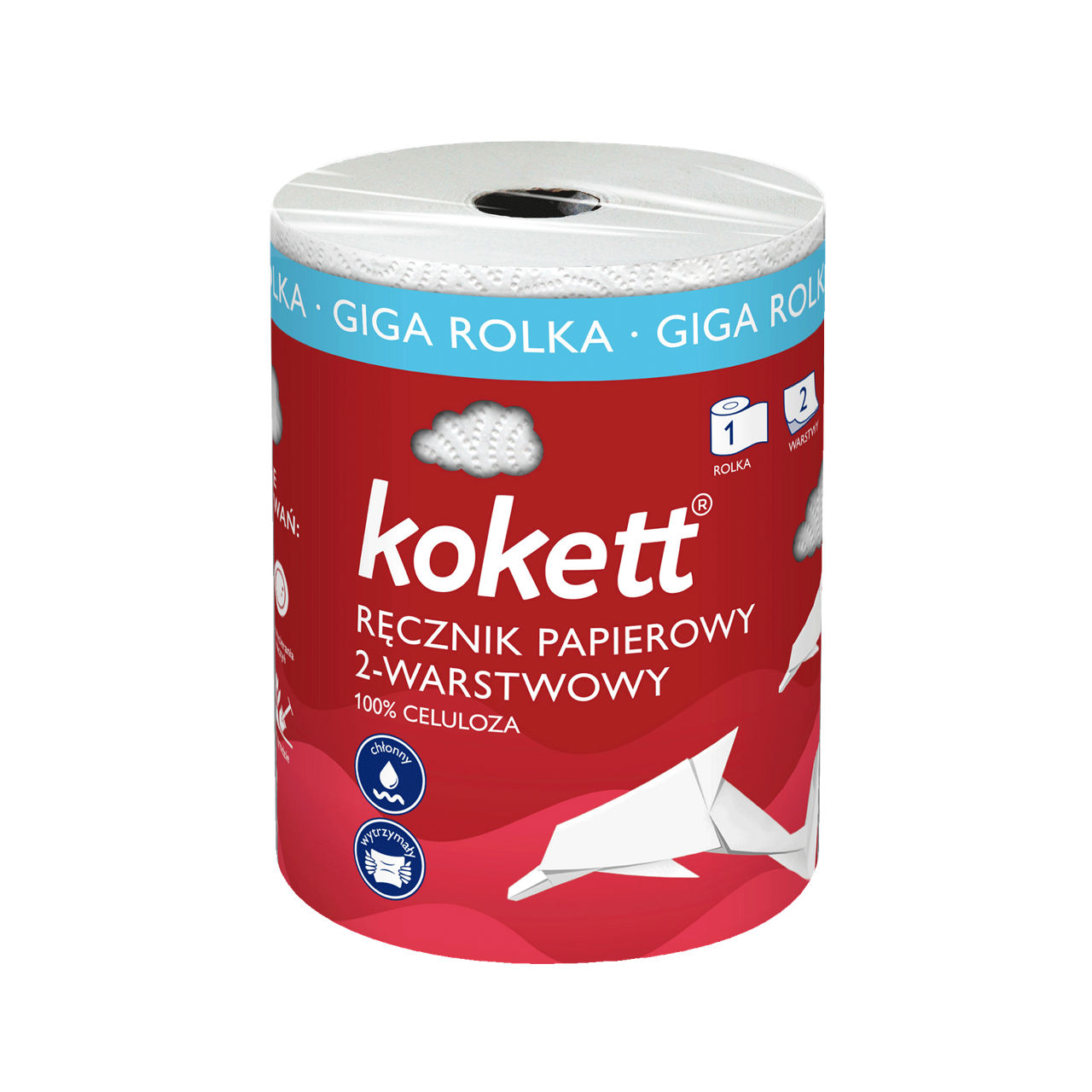 Ręcznik papierowy 2-warstwowy GIGA ROLKA 