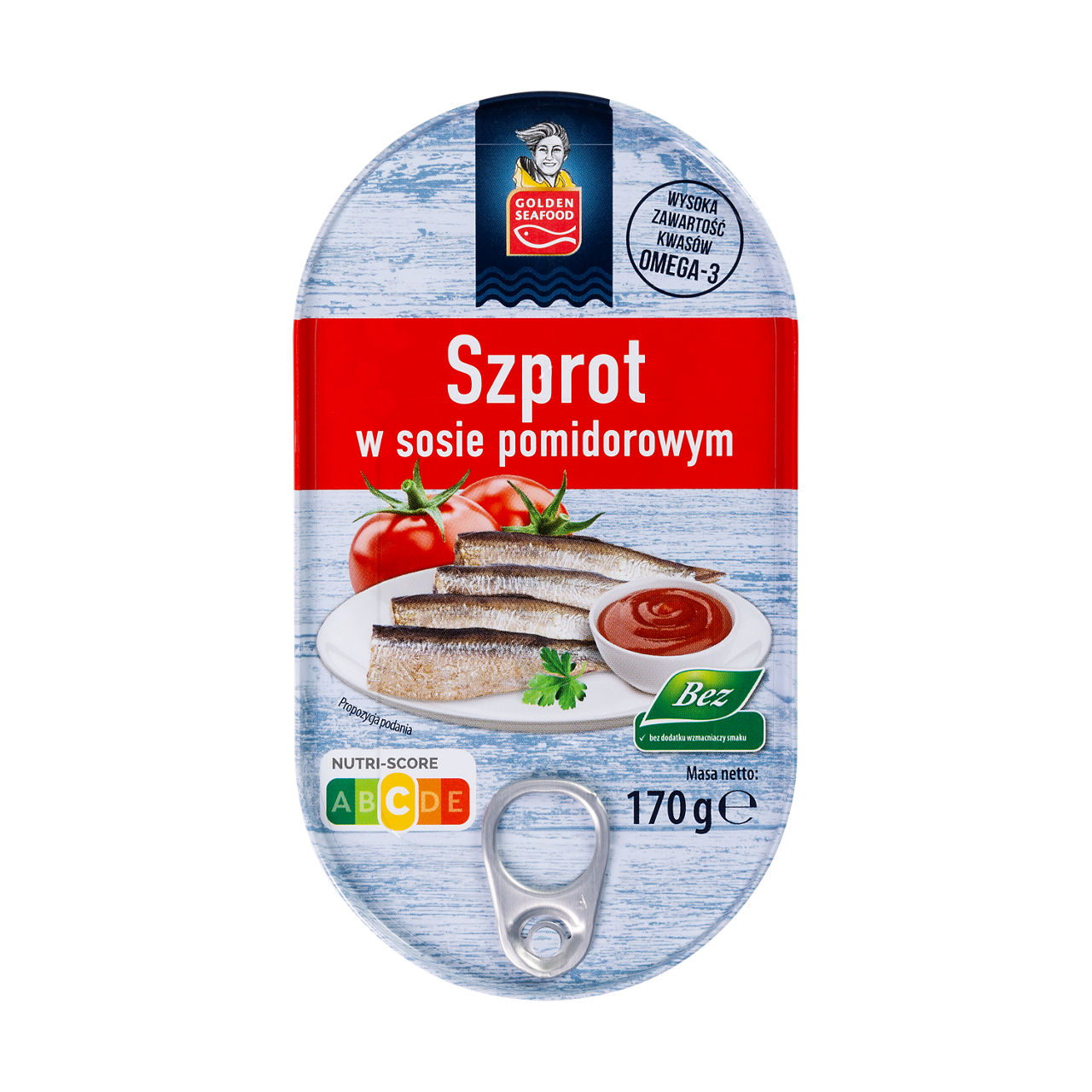 Szproty w sosie pomidorowym
