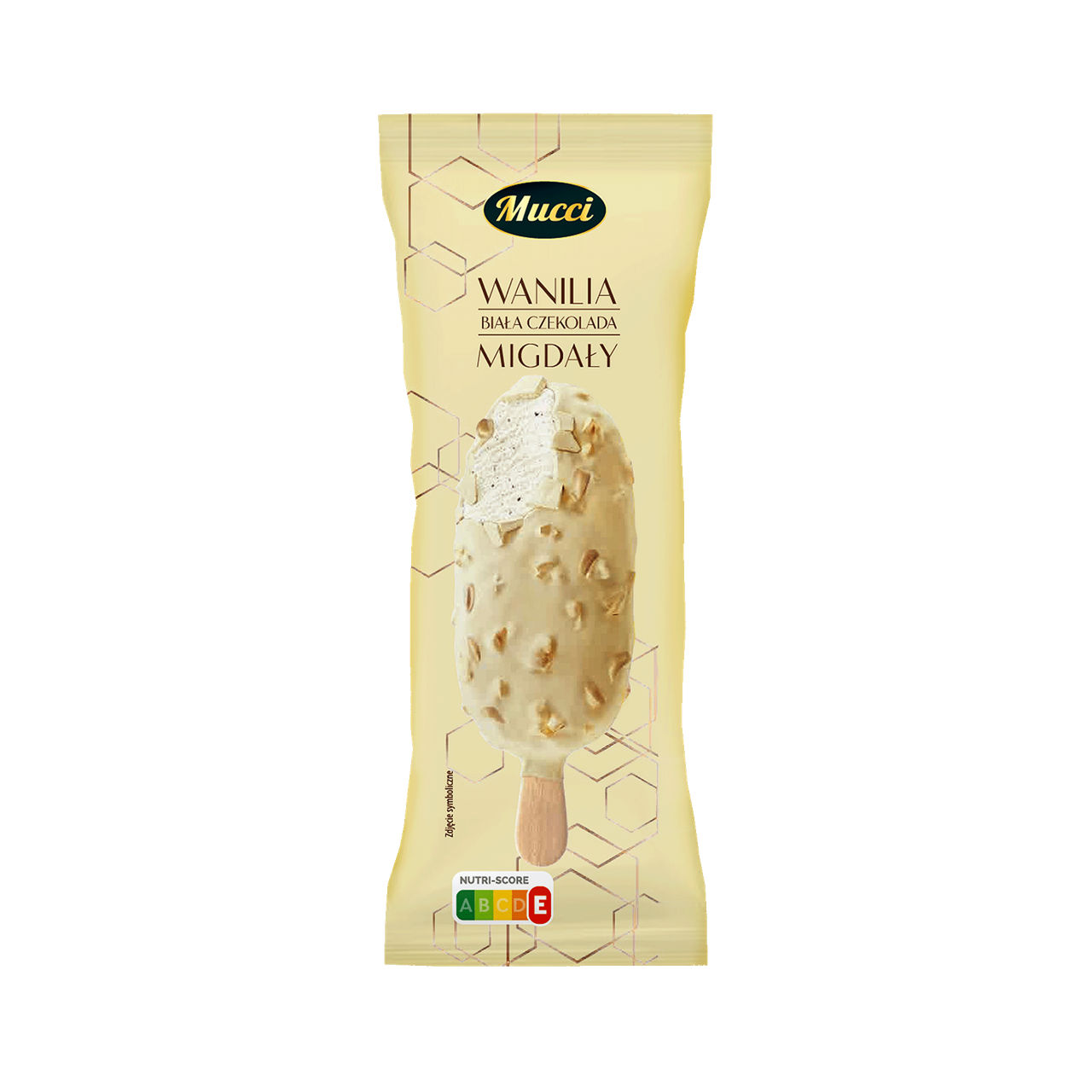 Lody waniliowe w białej czekoladzie