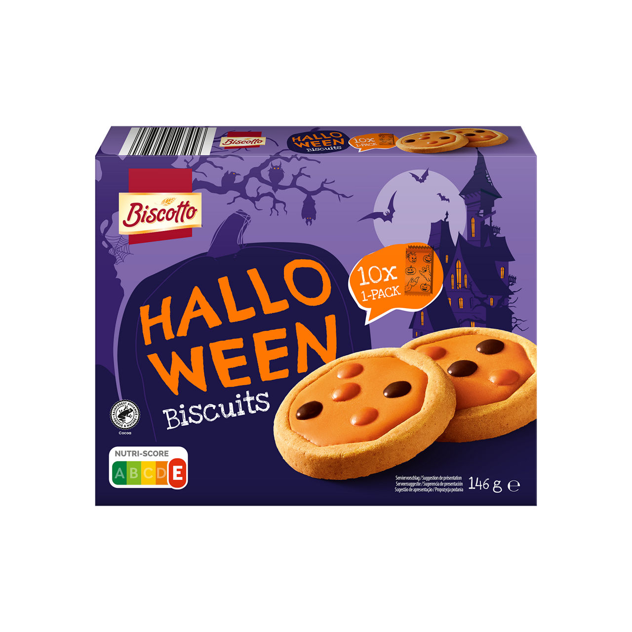 Ciastka Halloween z drażetkami
