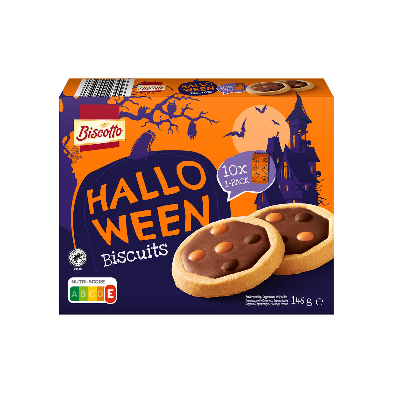 Ciastka Halloween z drażetkami