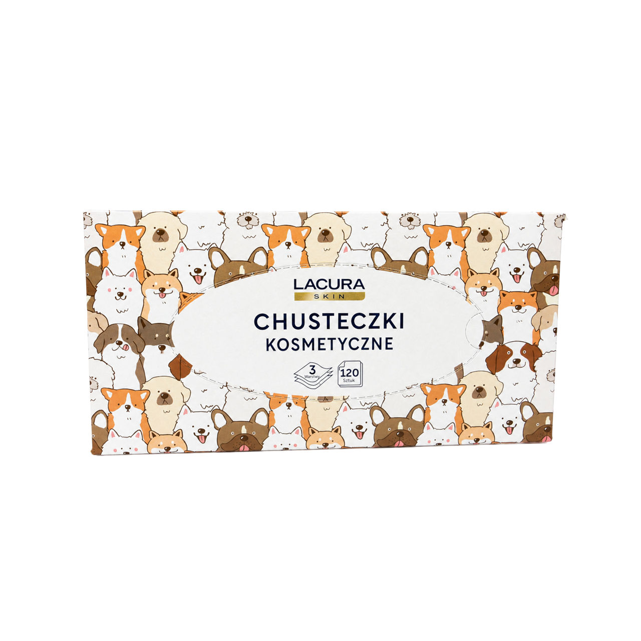 Chusteczki higieniczne 3-warstwowe