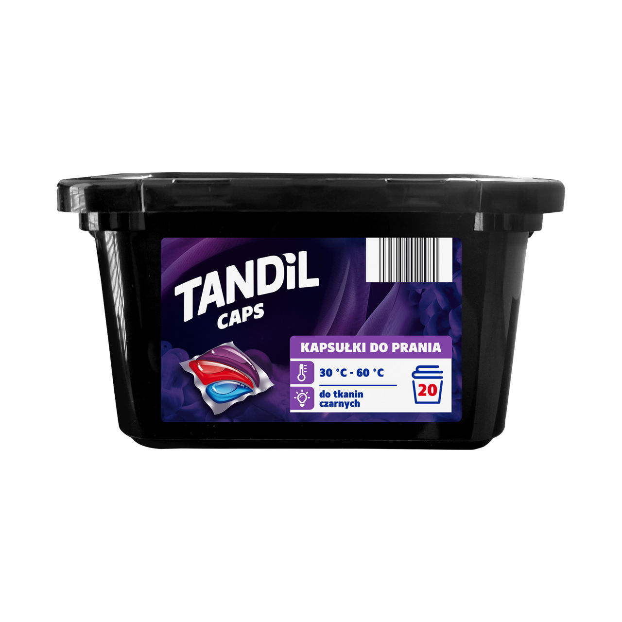 Kapsułki do prania tkanin ciemnych