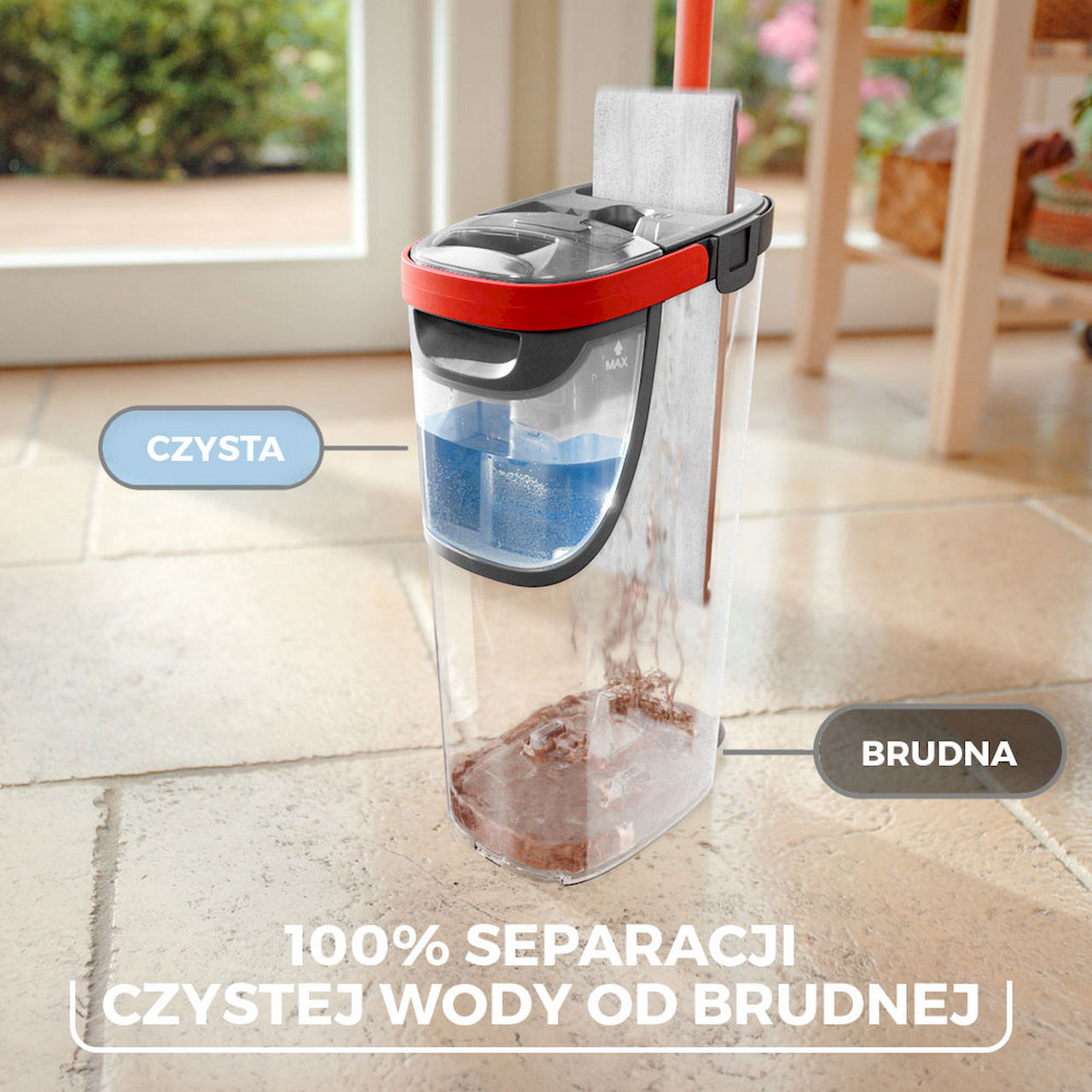 Zestaw mop z wiadrem H2prO ONE