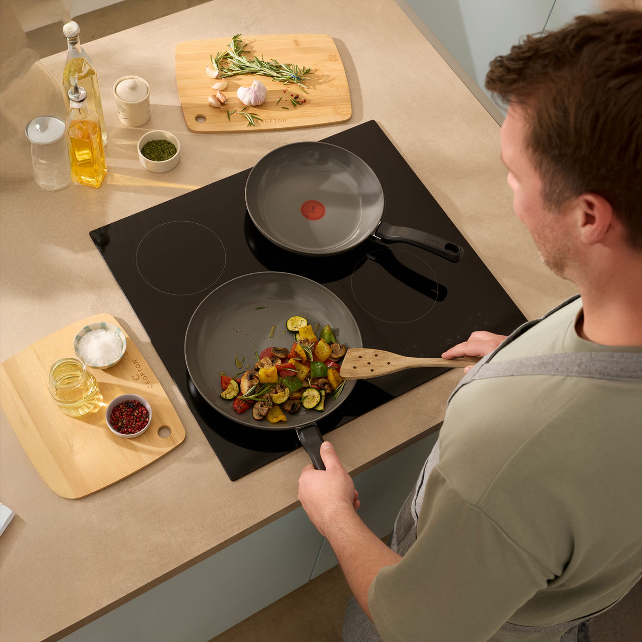 Tefal patelnia ceramiczna 28cm 