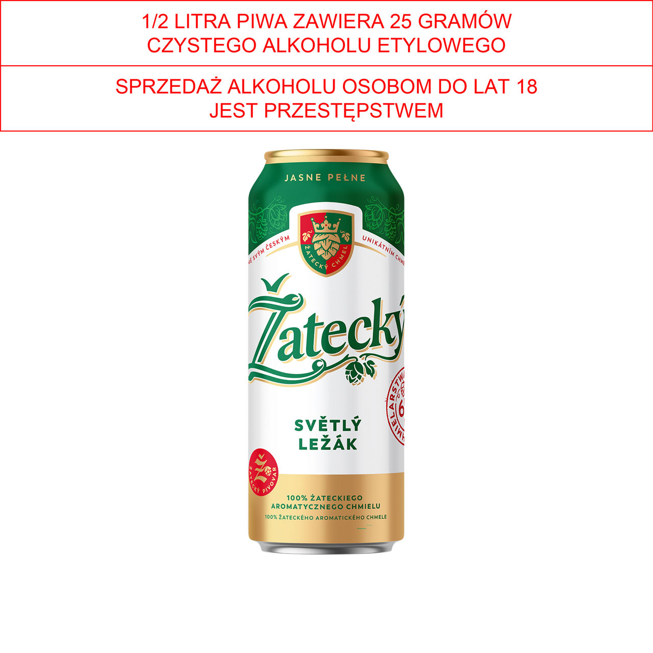 Piwo Žatecký Světlý Ležák