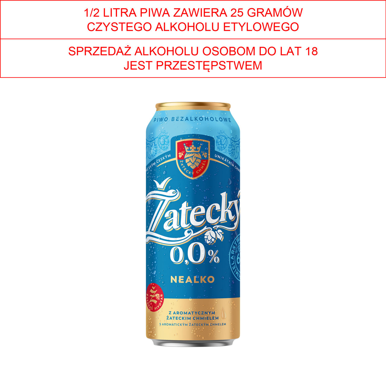 Piwo Zatecky Lezak 0%