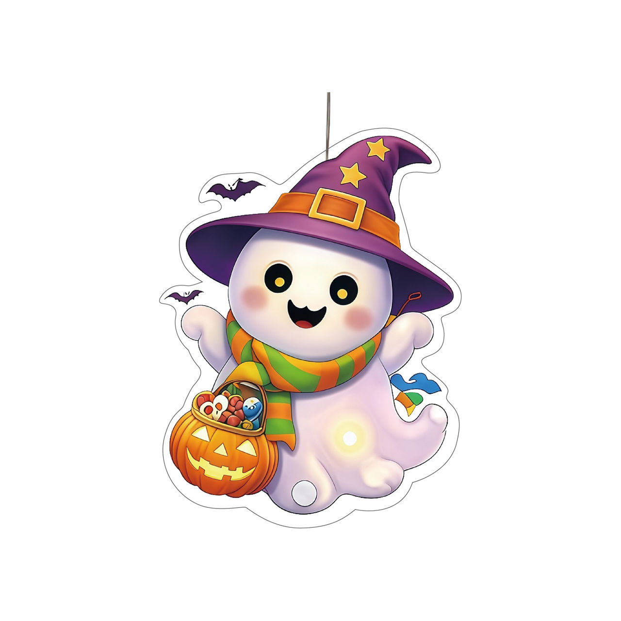 Dzwonek do drzwi LED/Dekoracja LED z dźwiękiem Halloween