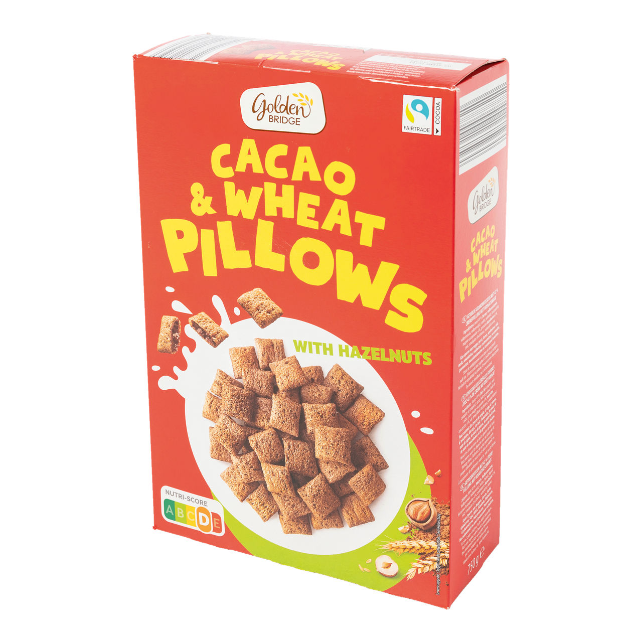 GOLDEN BRIDGE Cacao & wheat pillows (750 g)
