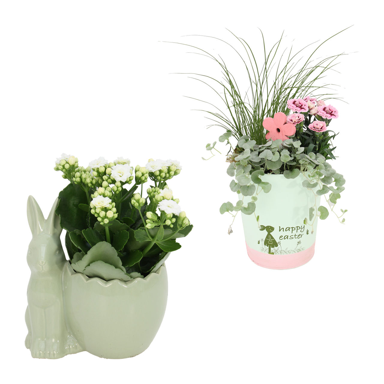  Bepflanztes Ostergefäß