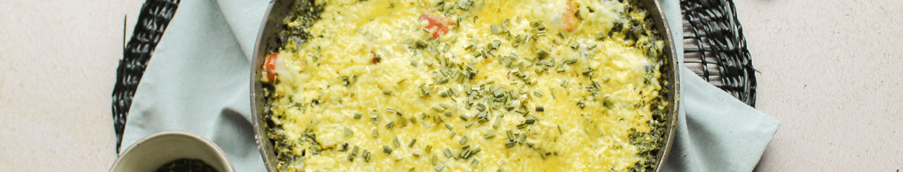 Pan lasagne met zalm & spinazie ALDI