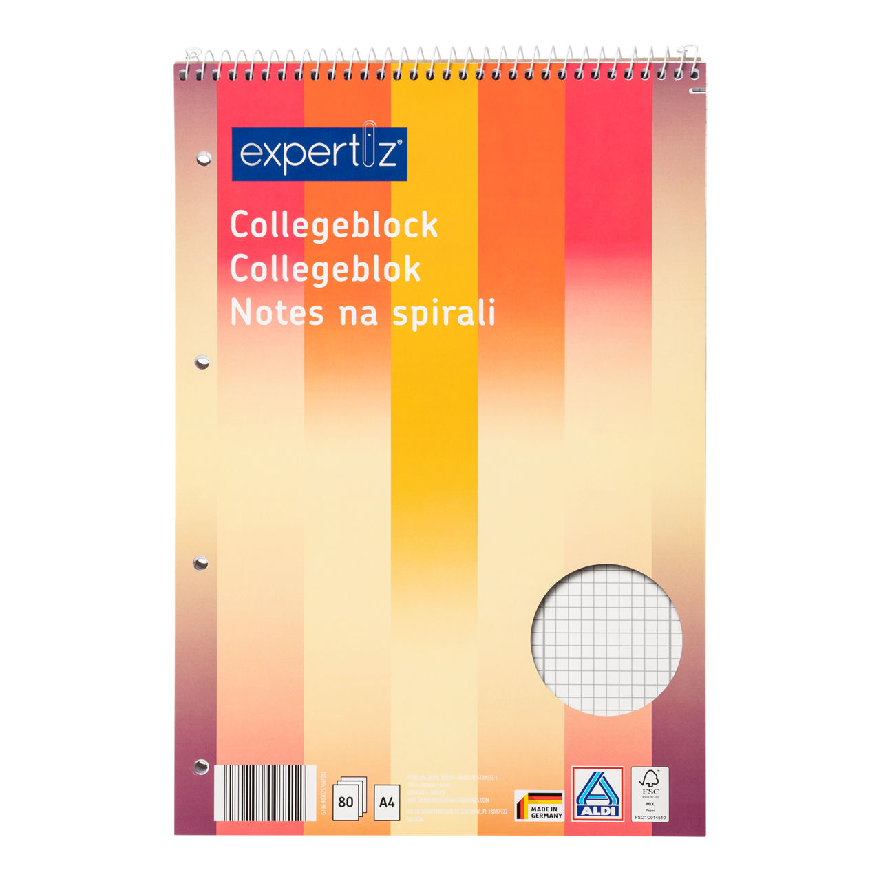 Notes na spirali A4