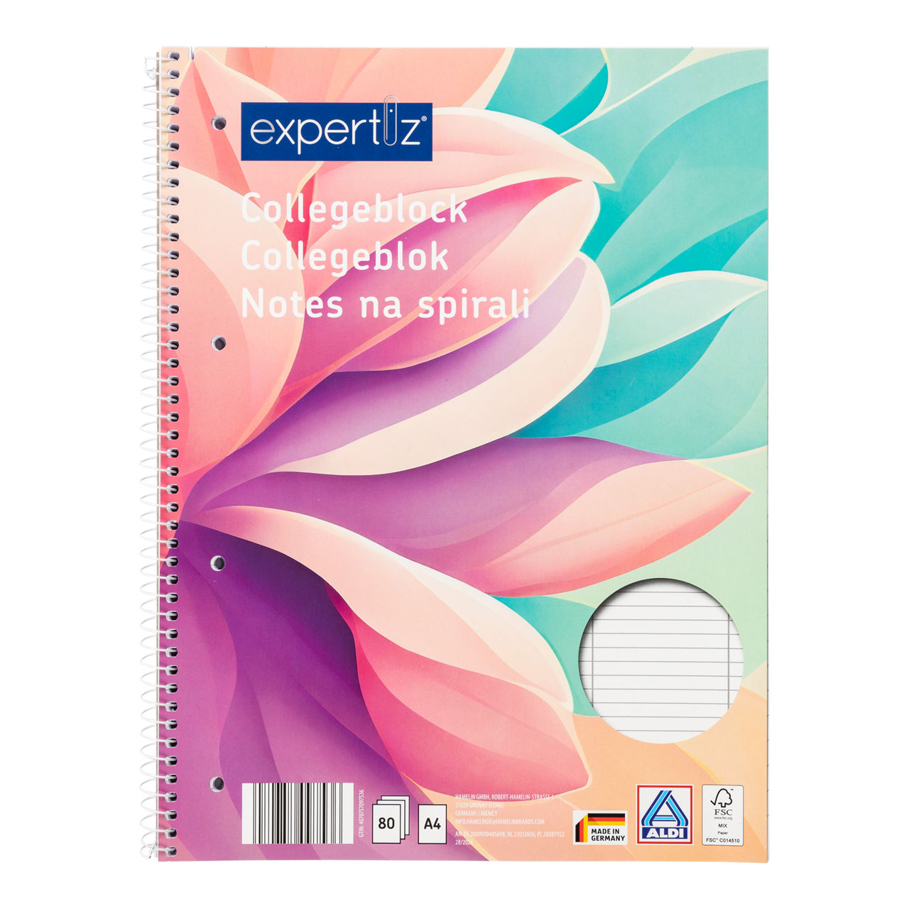 Notes na spirali A4