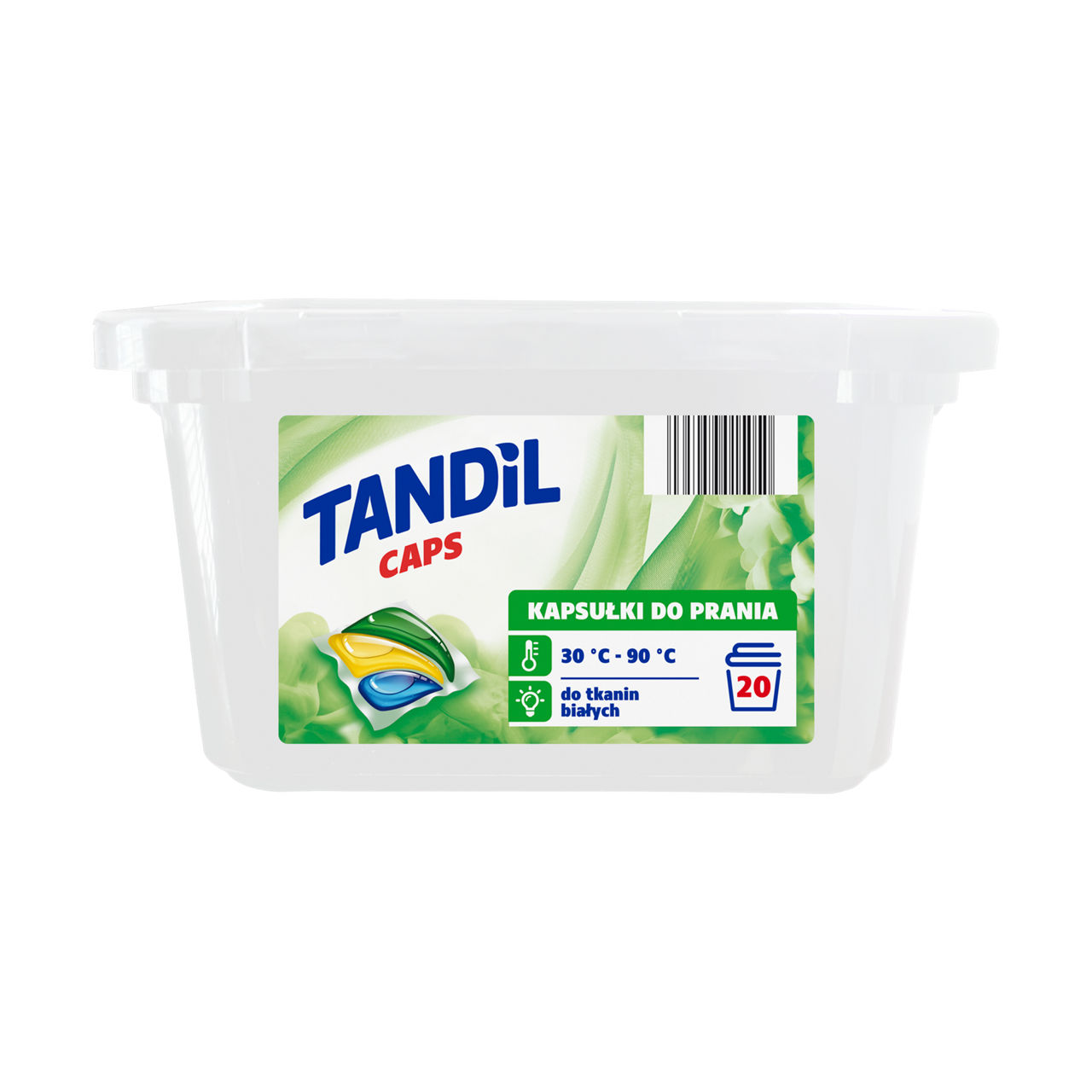 Kapsułki do prania tkanin białych