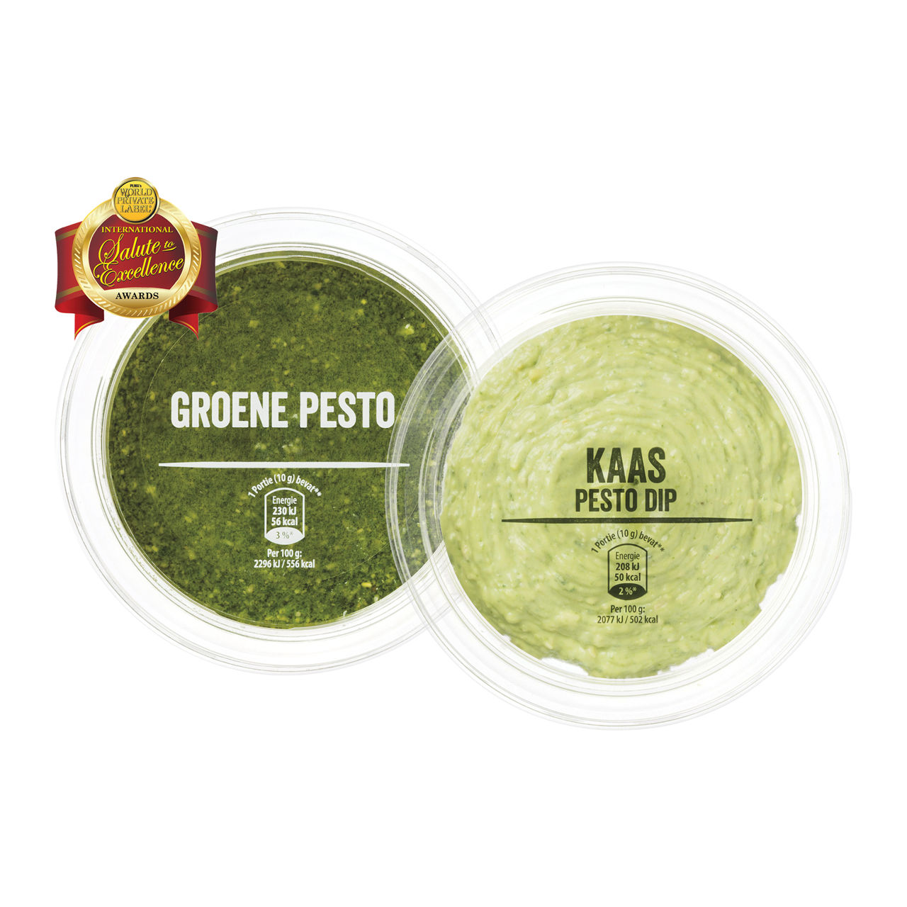Groene pesto of kaas-pestodip
