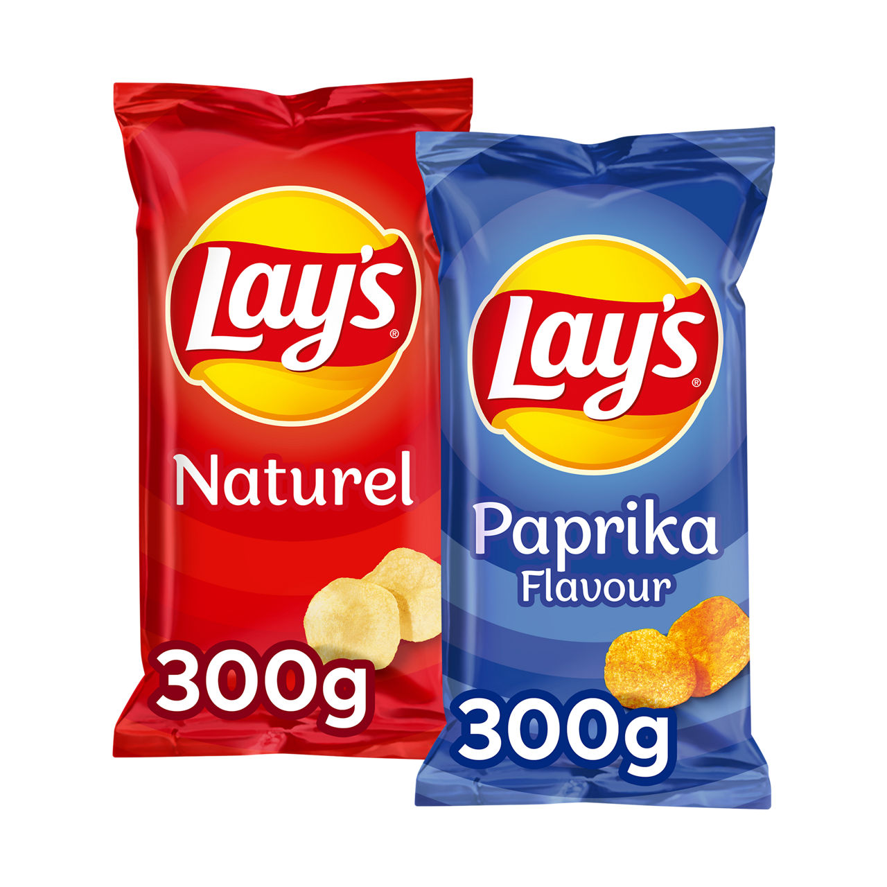 Naturel of paprika chips