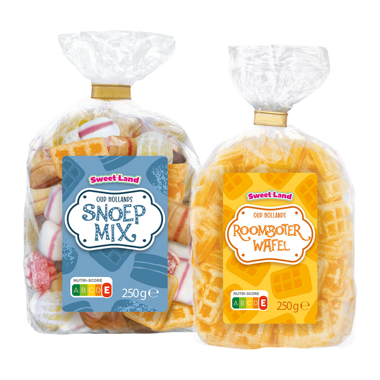 Oud-Hollandse snoepmix of roomboterwafels