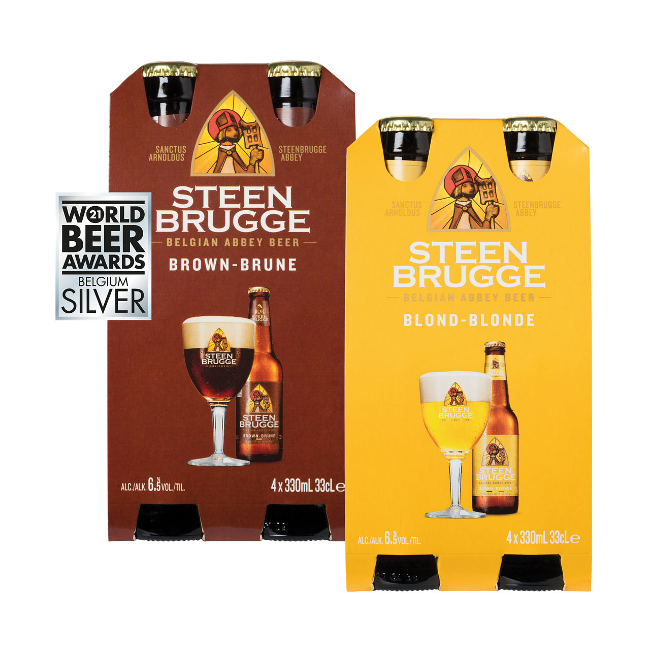 4-pack Belgisch abdijbier