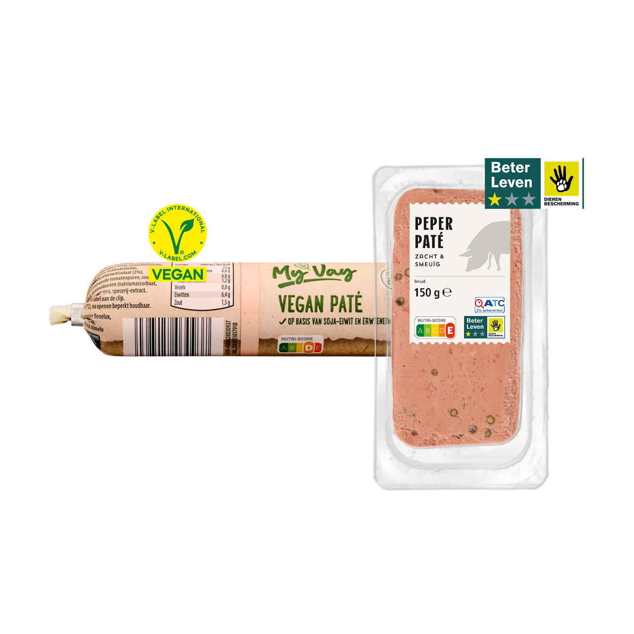 Paté met boschampignons, peperpaté of vegan paté