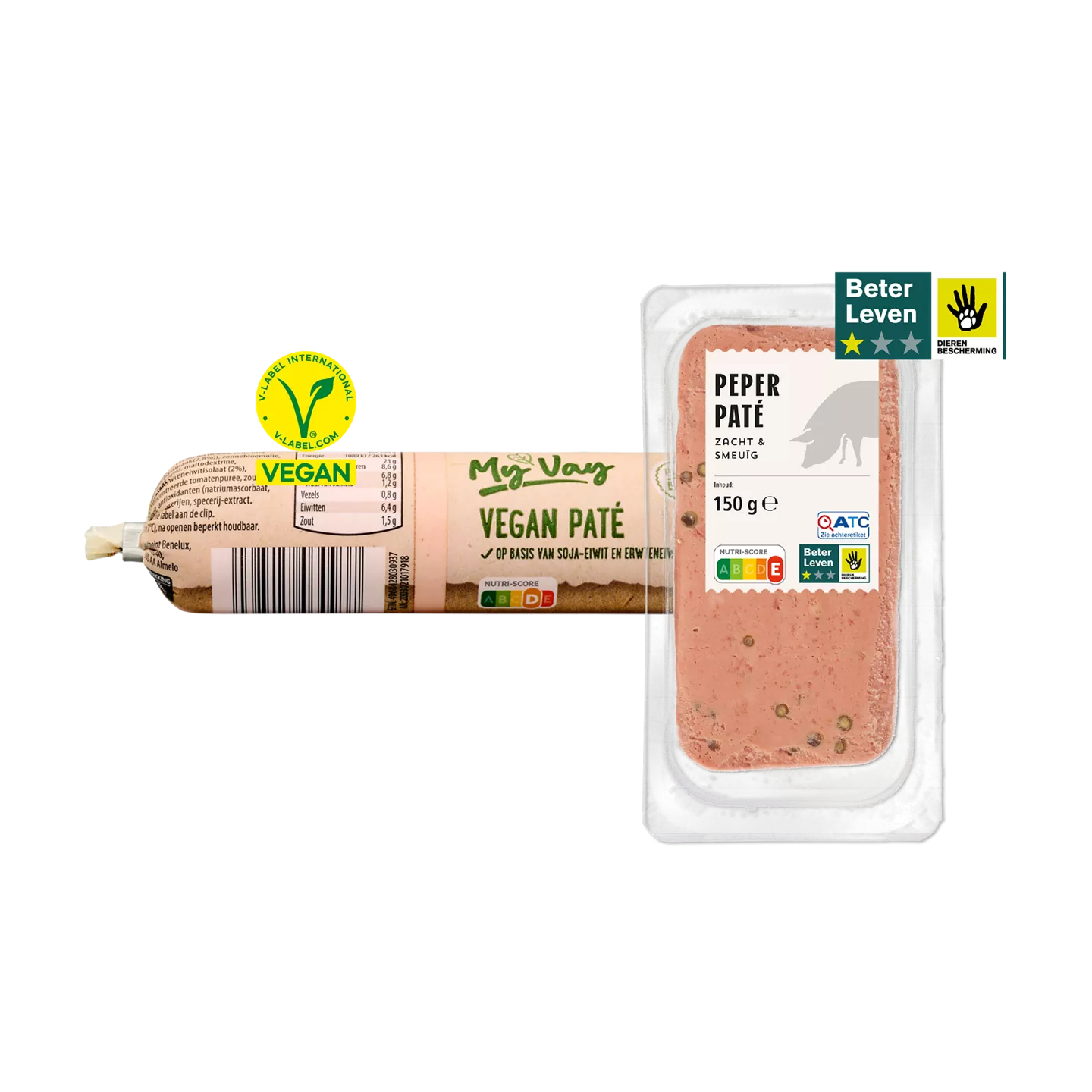 Paté met boschampignons, peperpaté of vegan paté