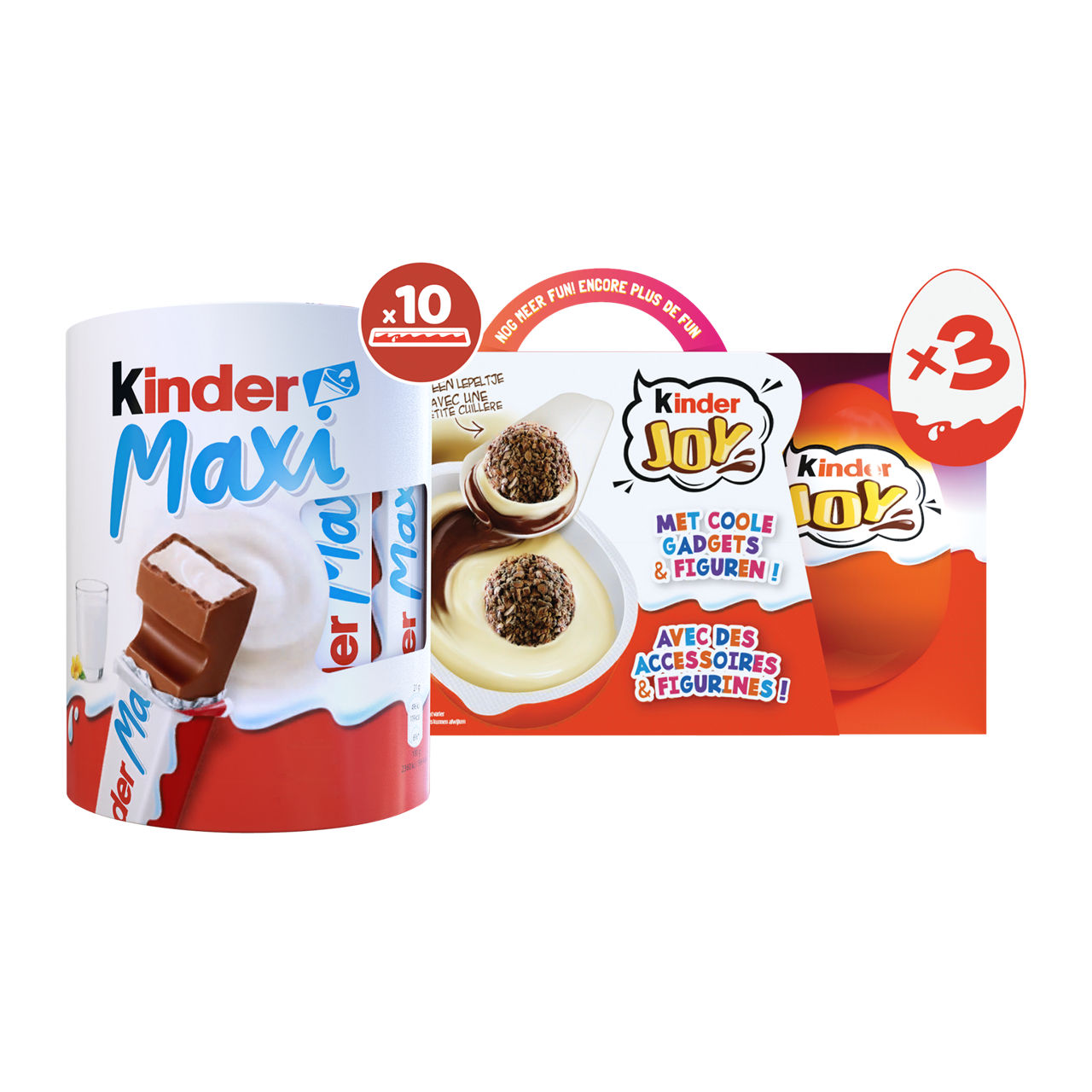 3-/10-pack chocolade