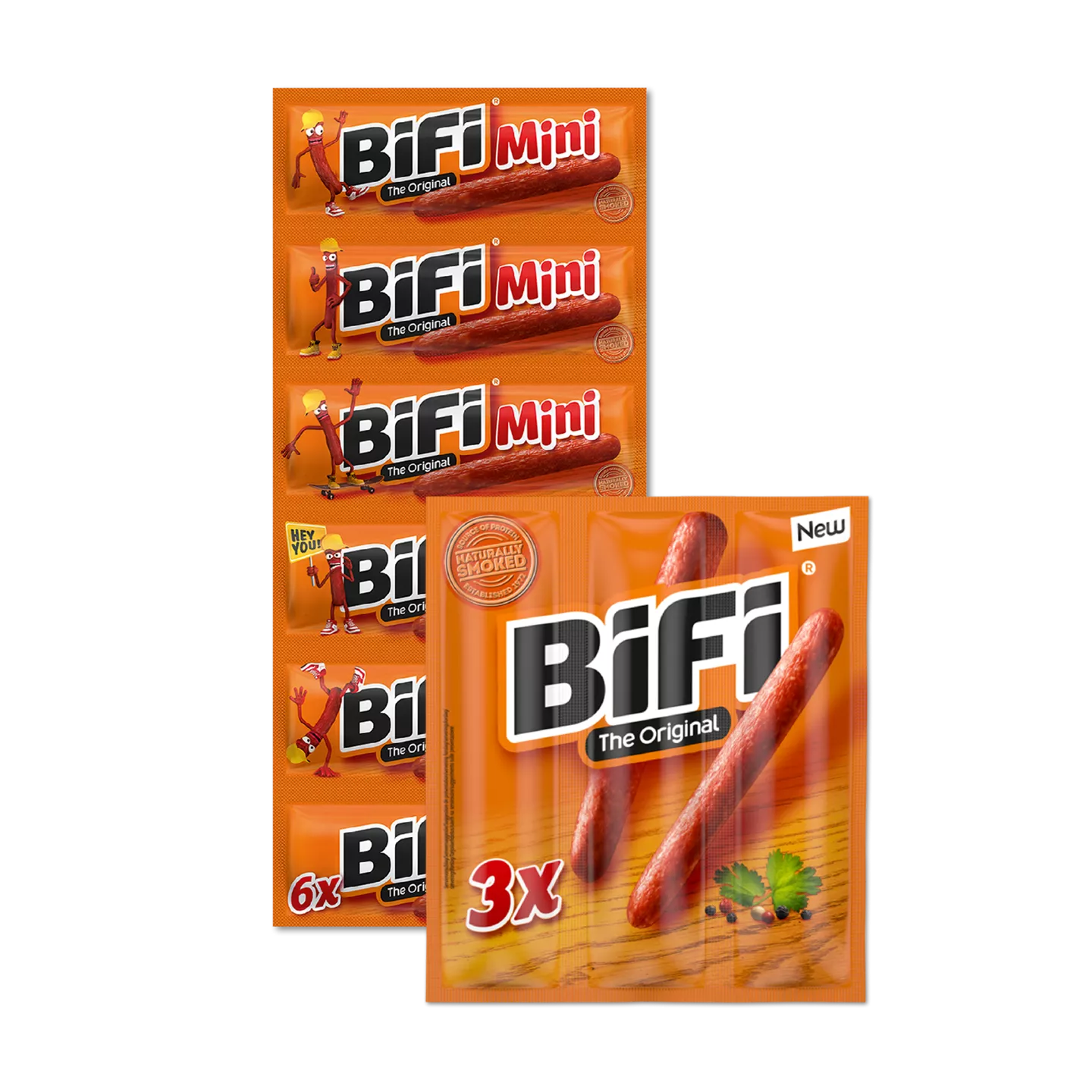 BIFI 3-/ of 6-pack worstjes