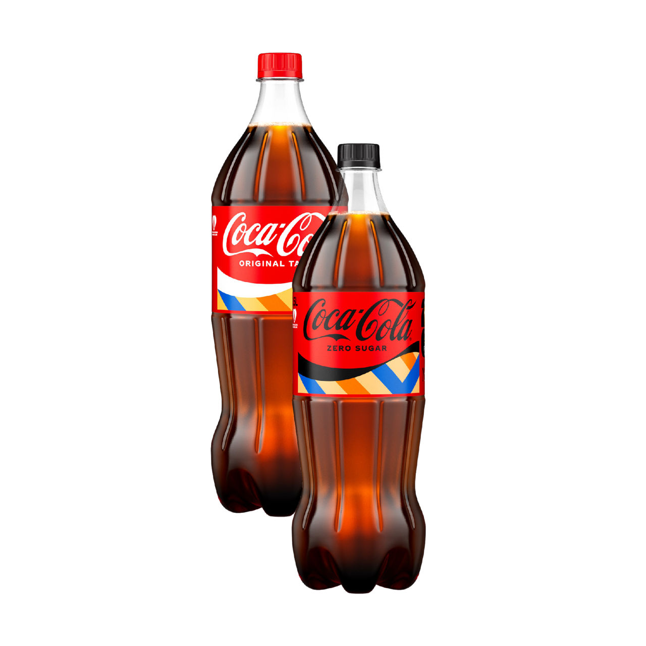 Coca-Cola regular, zero of zero zero
