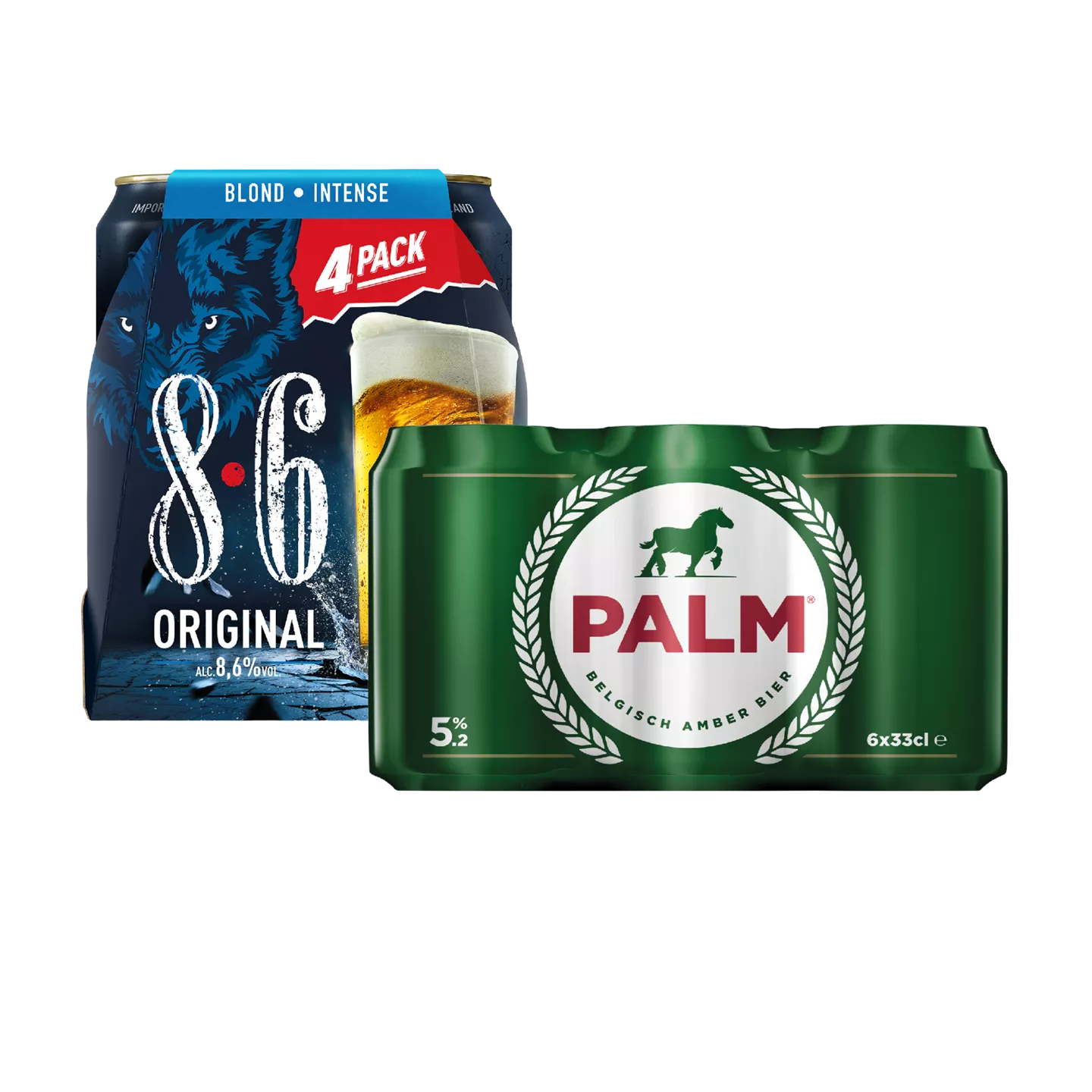 4- of 6-pack bier