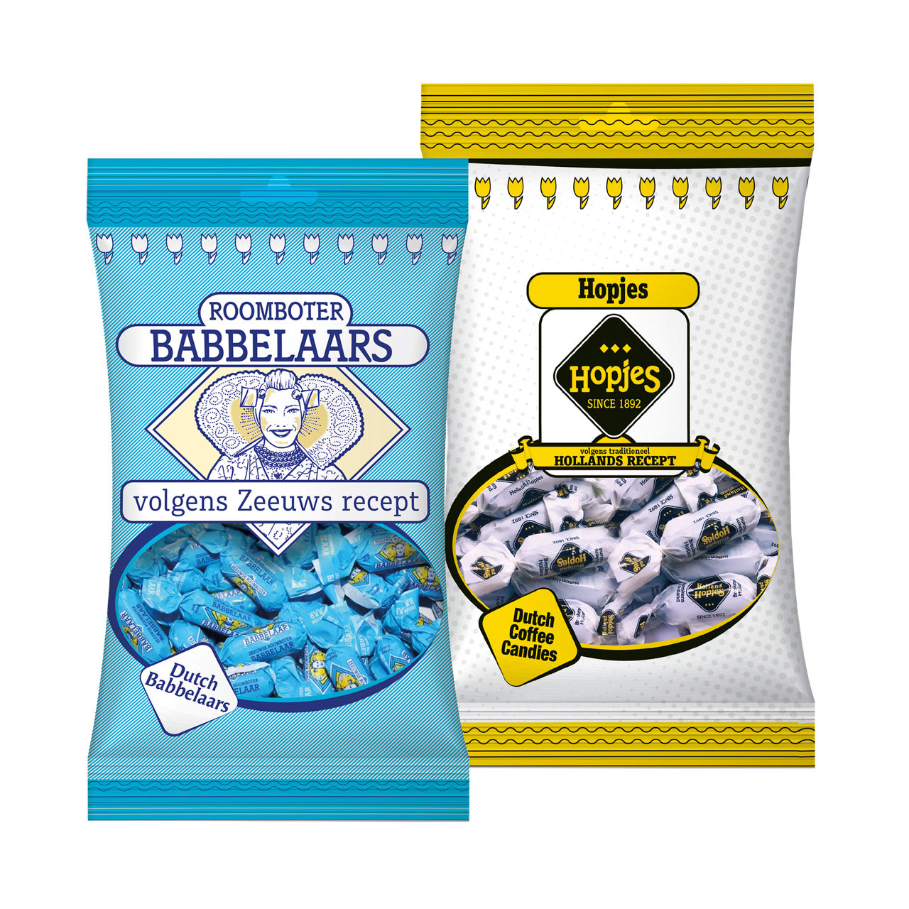 Hopjes of babbelaars