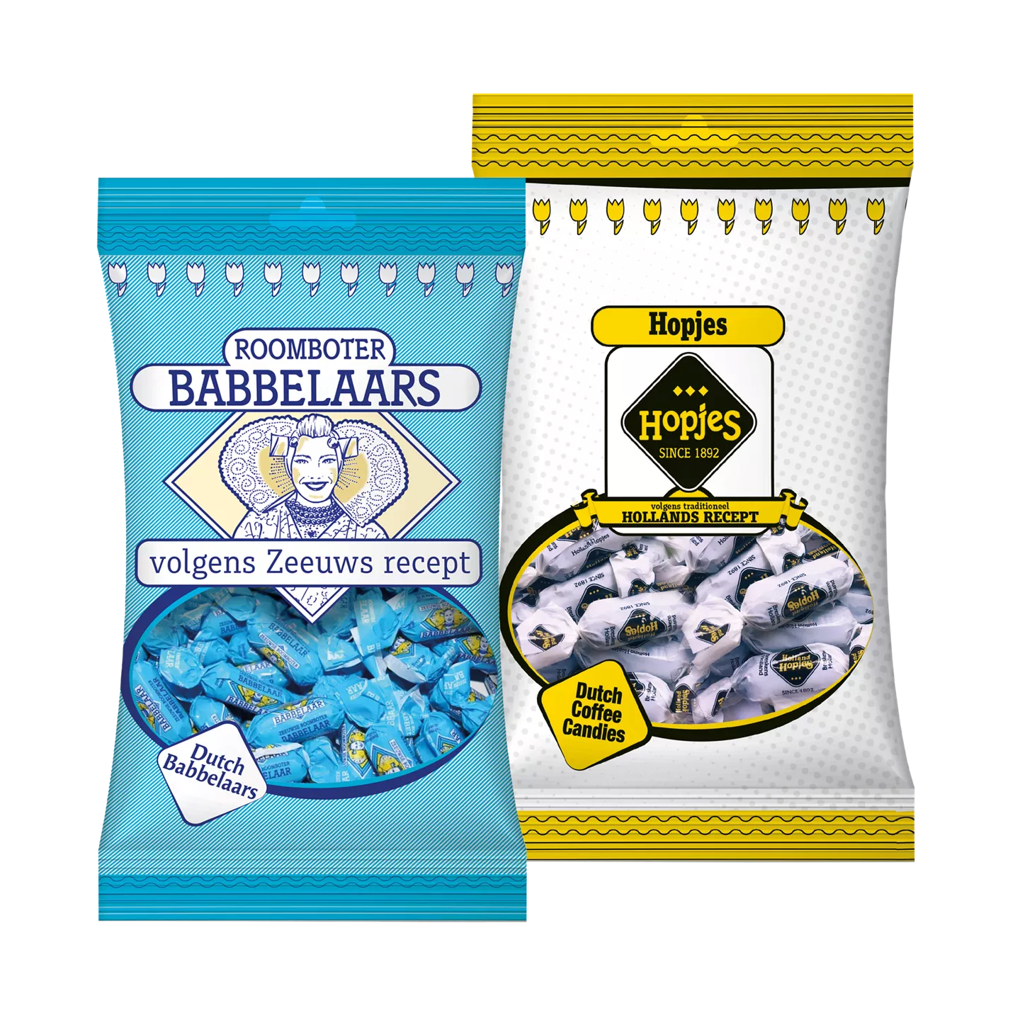 Hopjes of babbelaars