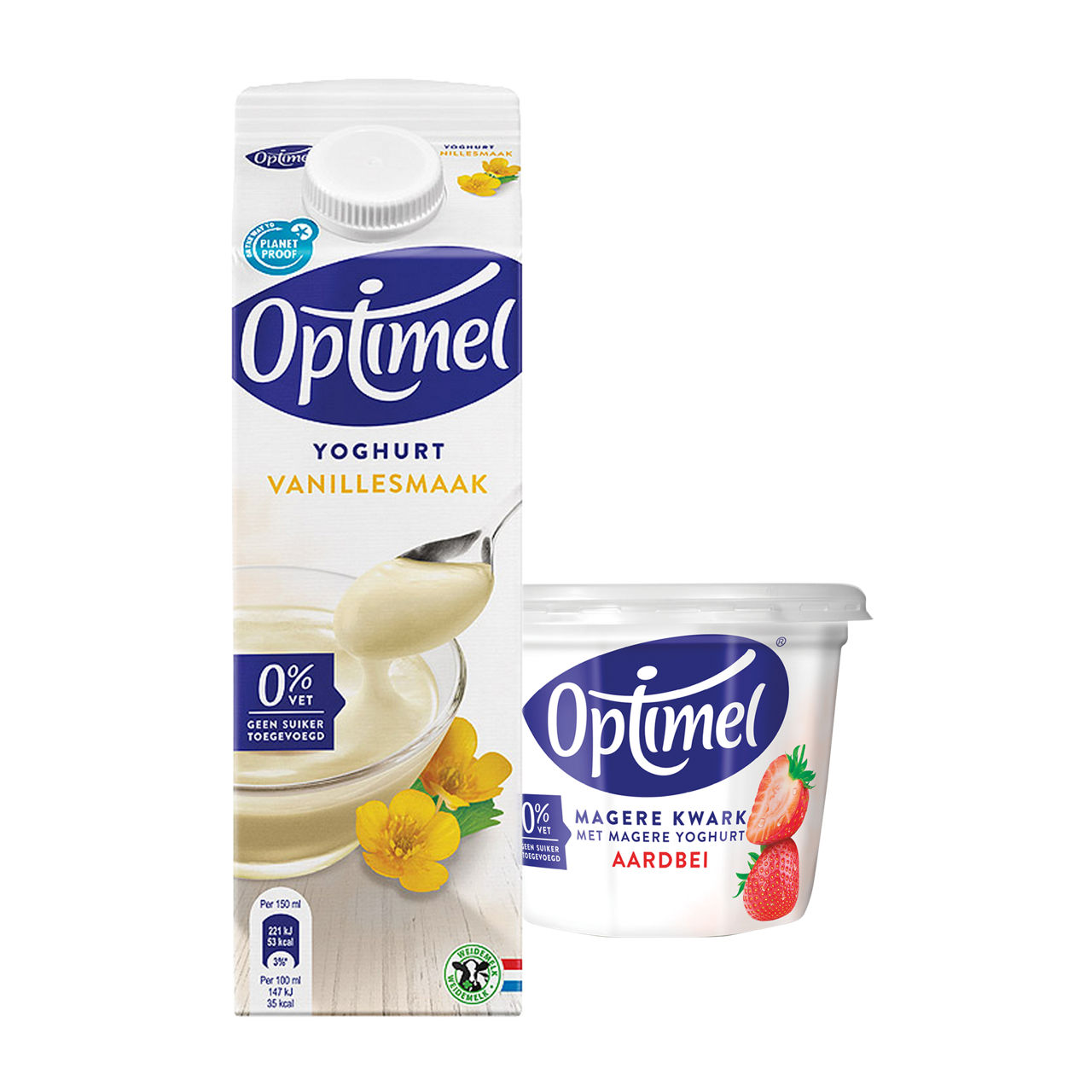 Magere kwark of yoghurt