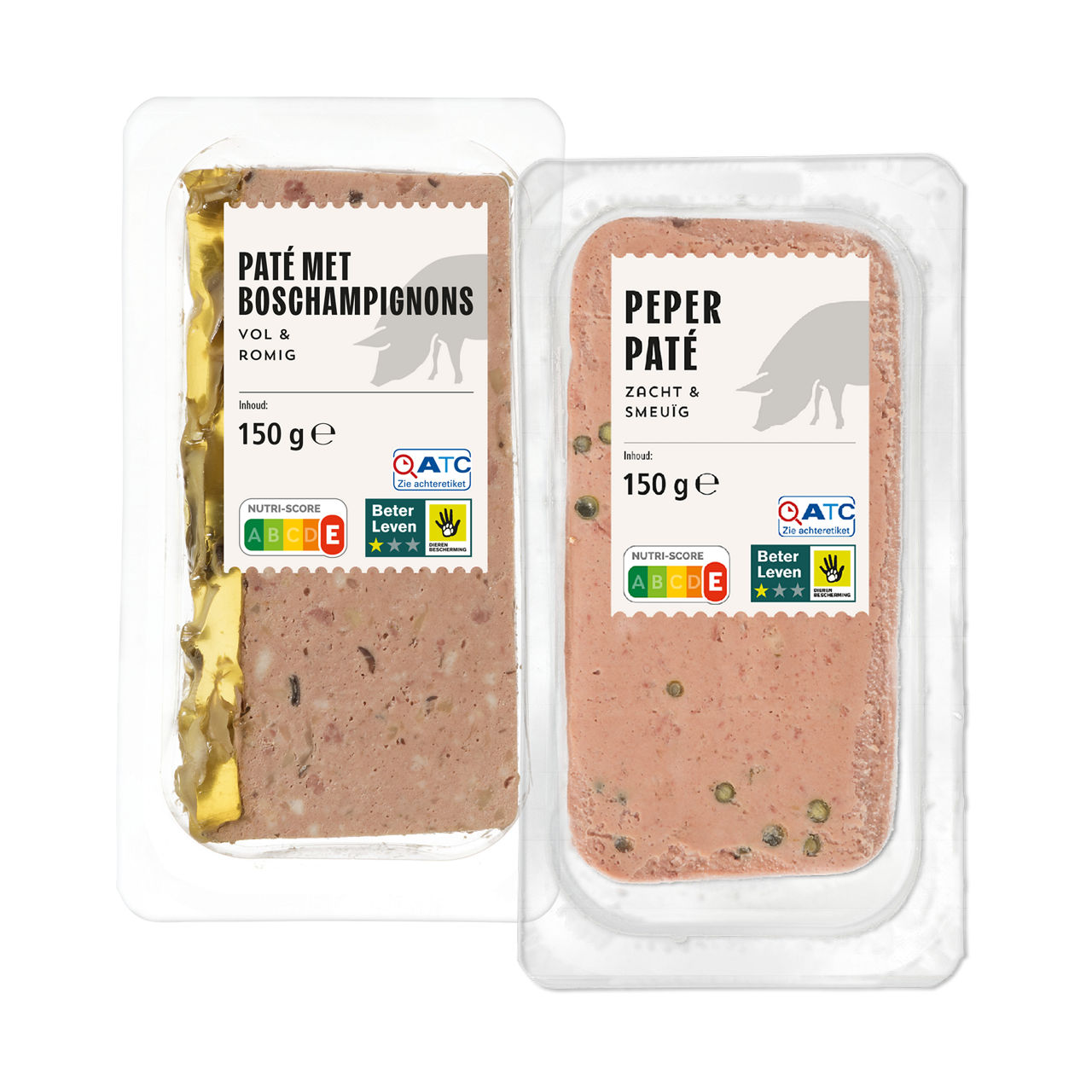 Paté met boschampignons of peper