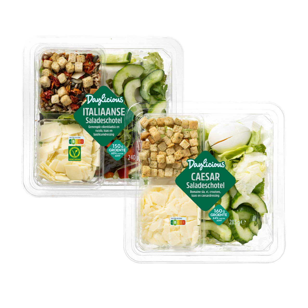 Caesar of Italiaanse saladeschotel