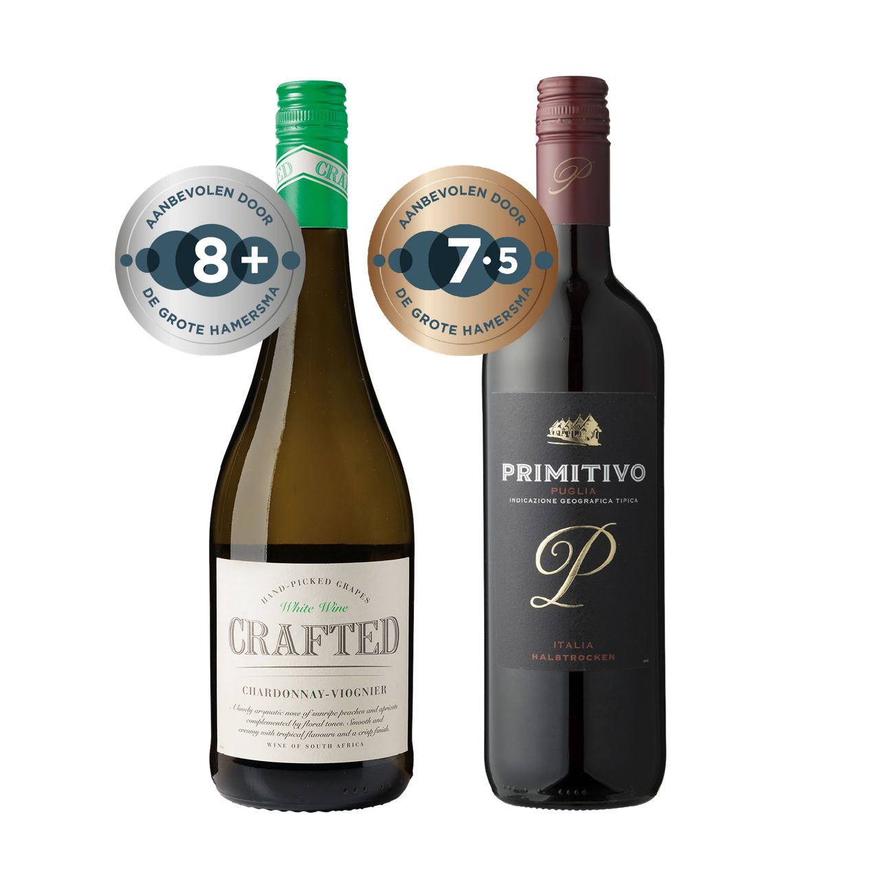 Crafted Chardonnay Viognier en Primitivo Puglia