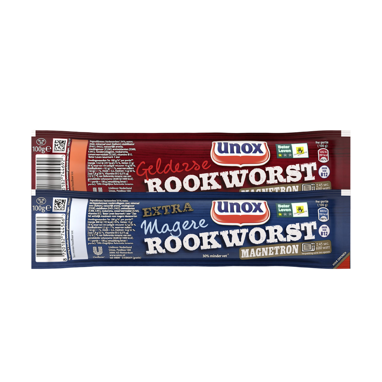 Gelderse of extra magere rookworst