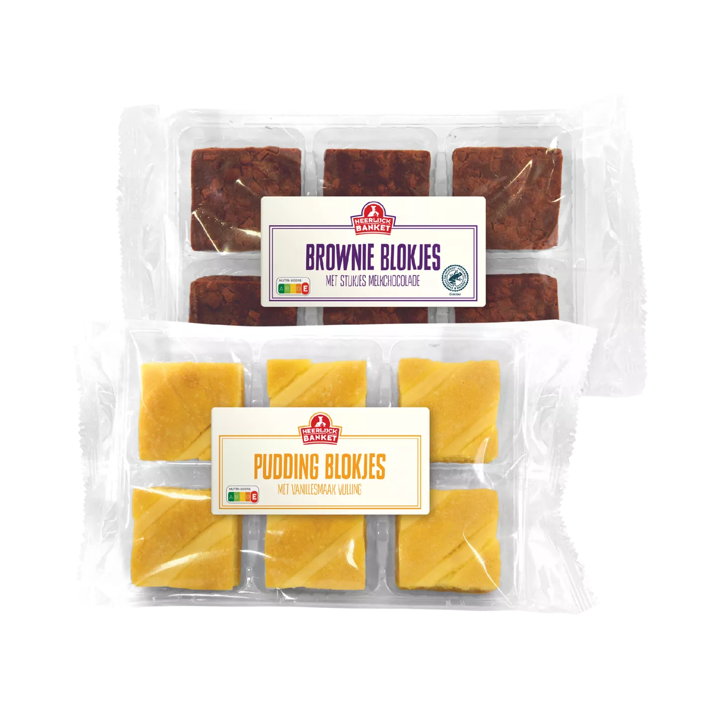 Brownie- of puddingblokjes