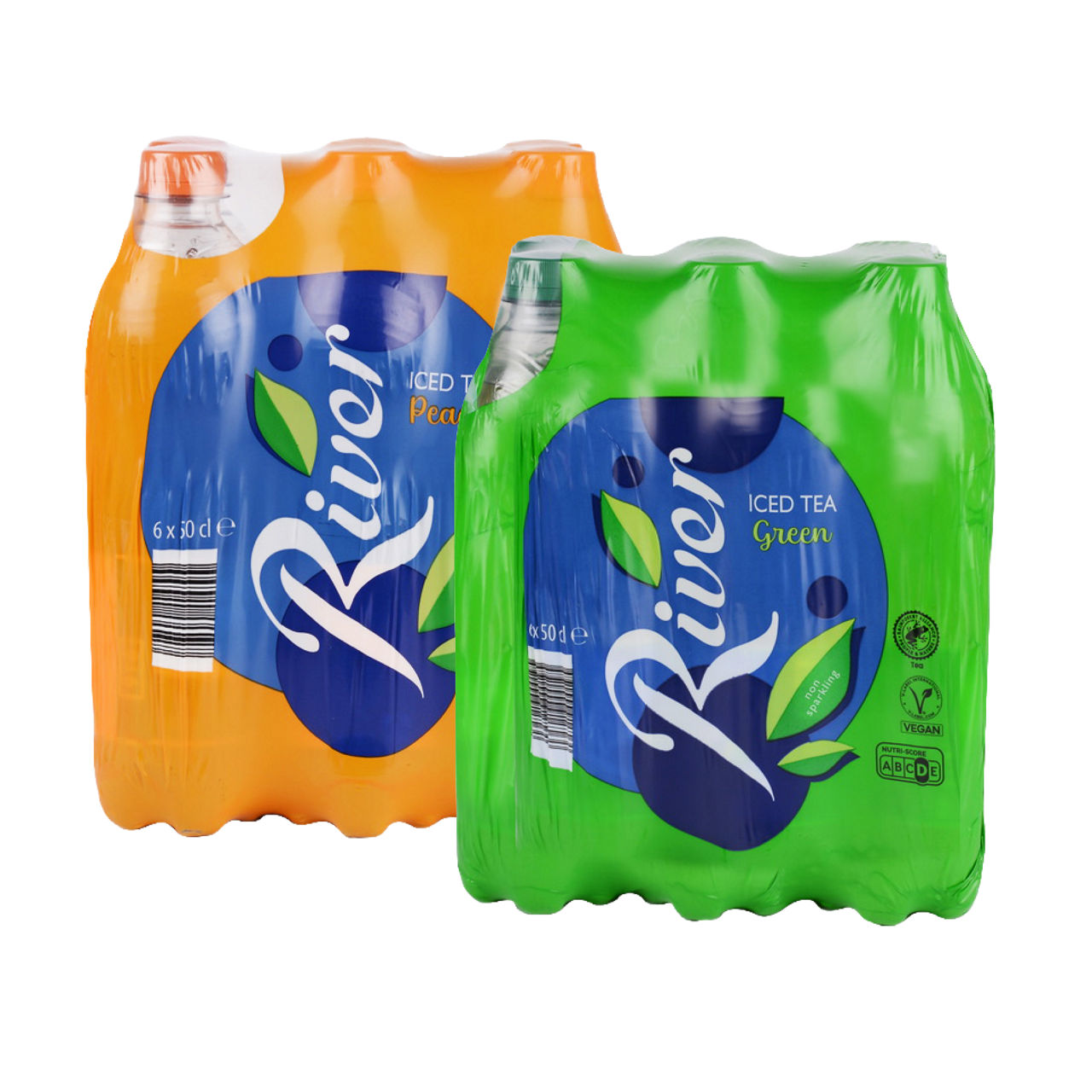 6-pack ice tea peach, green of lemon