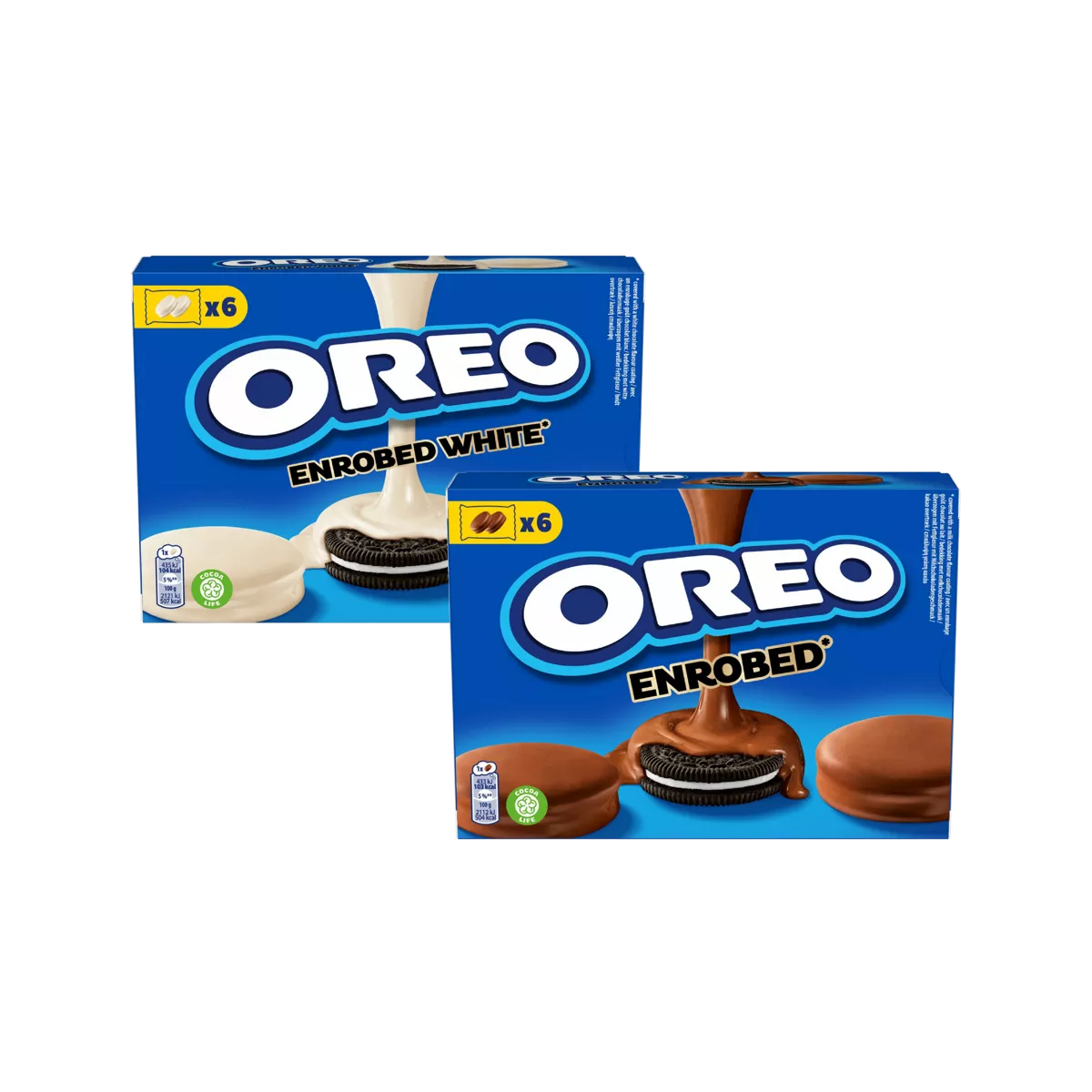 OREO Enrobed koekjes melk of wit