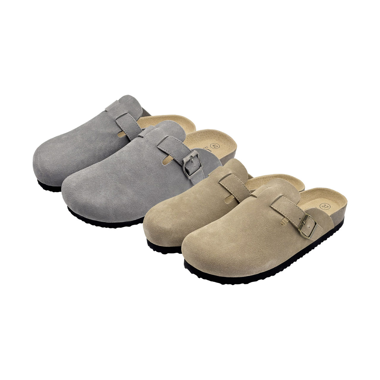 Leren clogs