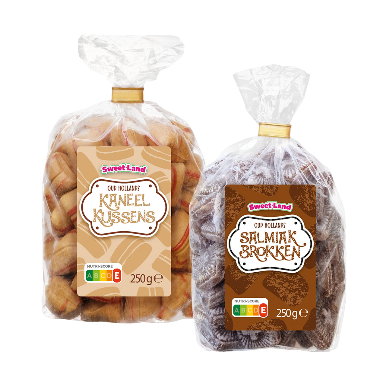 Salmiakbrokken of kaneelkussens